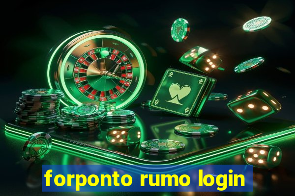 forponto rumo login